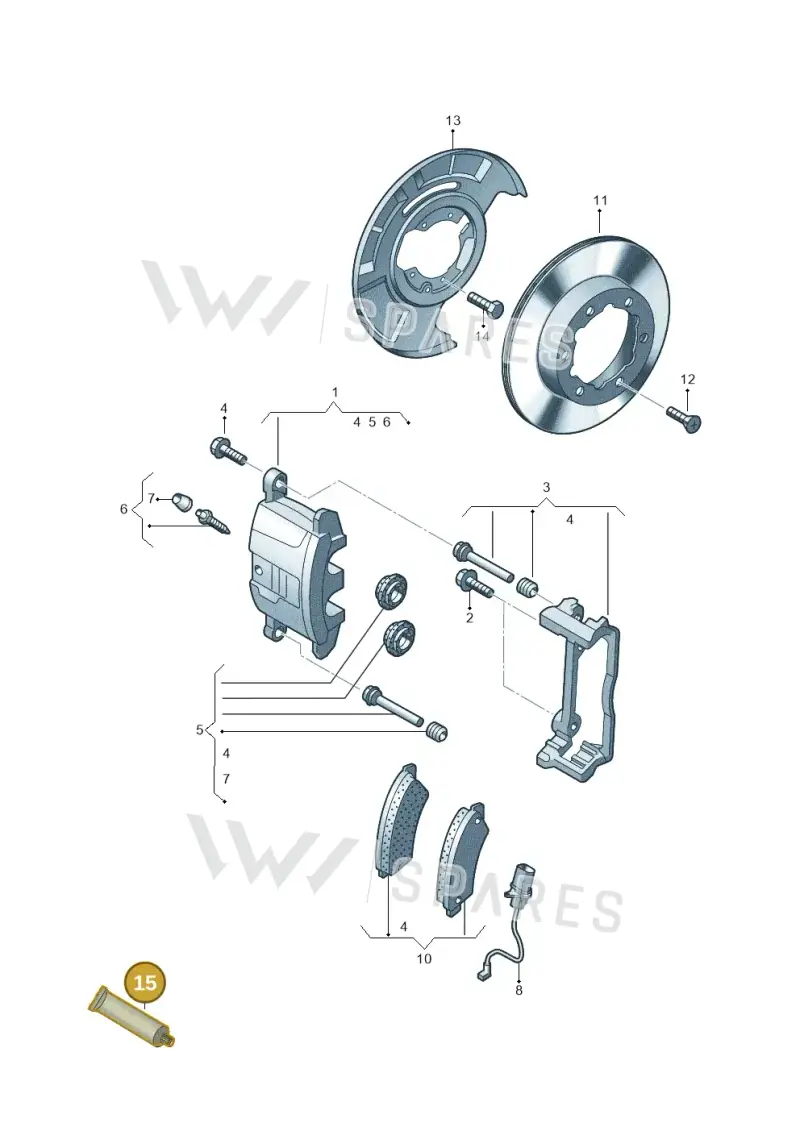 G055565A1 — Volkswagen MAN TGE 55 (2016-2021) diagram 806615550, position 15