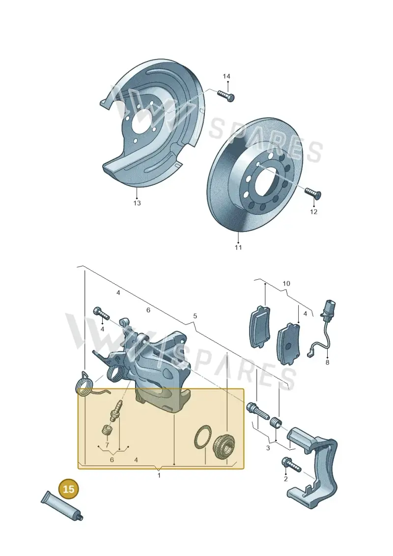G055565A1 — Volkswagen Amarok twin cab (2022-) diagram 894615500, position 15