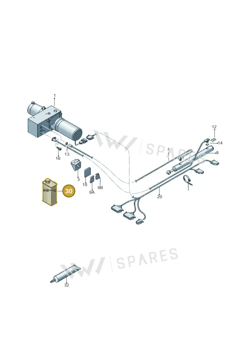 G060146A2 — Volkswagen California Camper (2015-2019) diagram 452875300, position 30