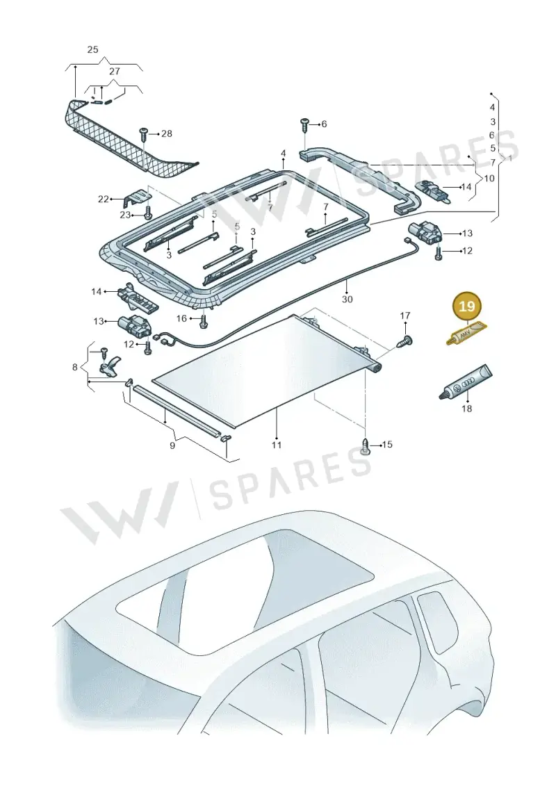 G060751A2 — Volkswagen Sharan BlueMotion (2015-2022) diagram 634877100, position 19