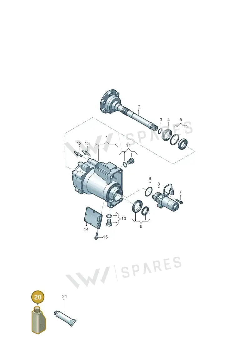 G065175A2 — Volkswagen Golf 2.0 BlueMotion (2019-2024) diagram 409055010, position 20
