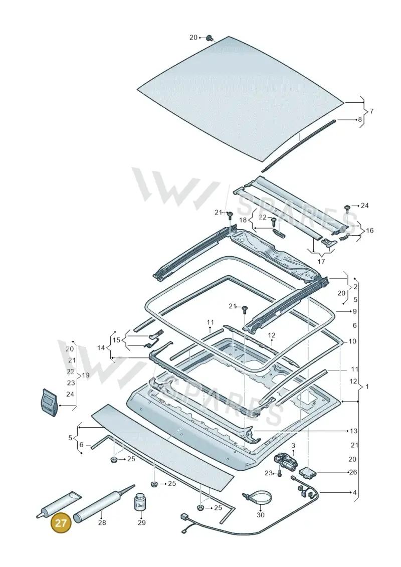 G065567A2 — Volkswagen Taigo (2021-2024) diagram 835877000, position 27