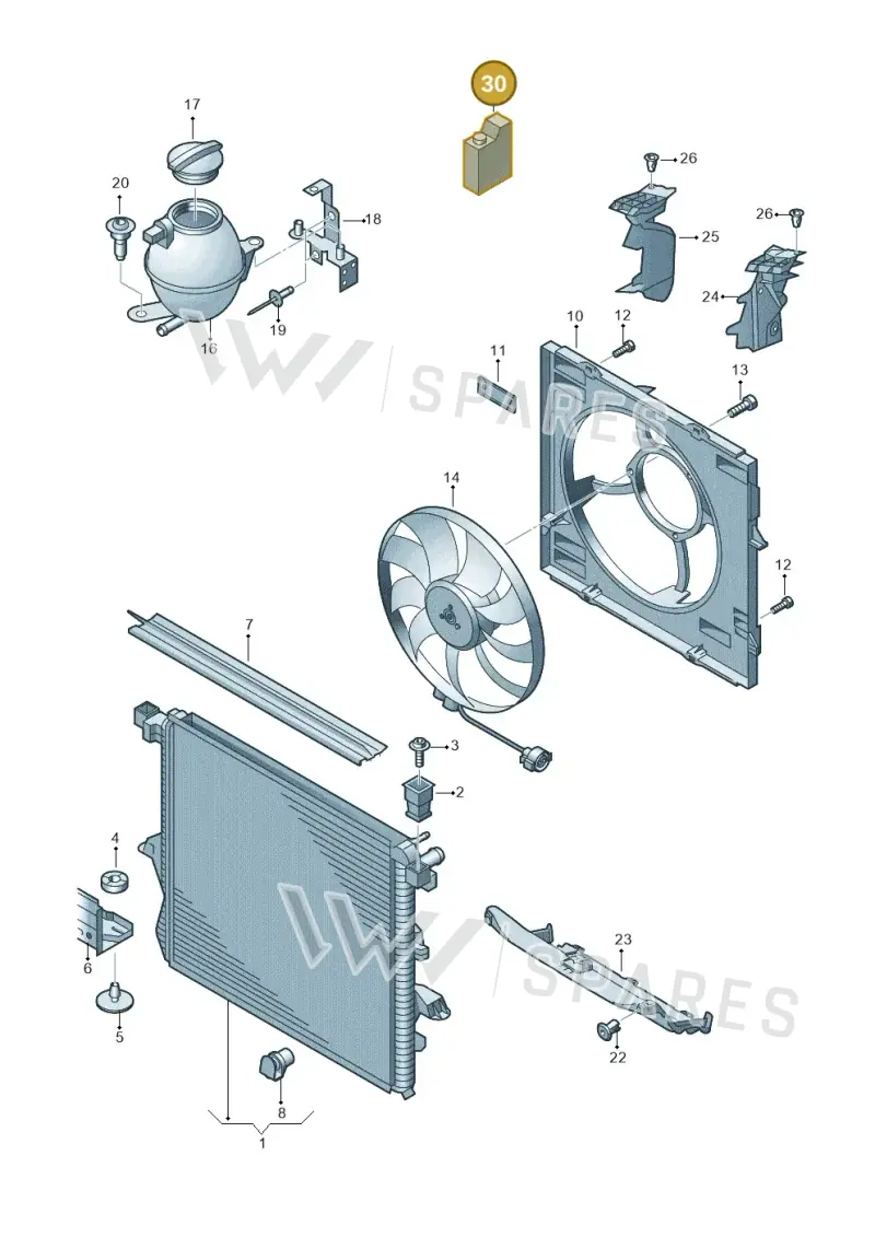 G12E050A2 — Volkswagen Amarok twin cab (2022-) diagram 683121900, position 30