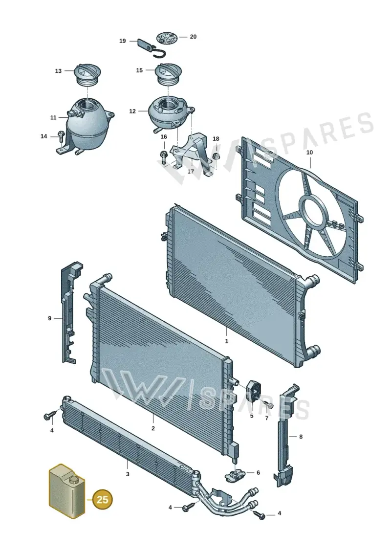 G12E050A8 — Volkswagen Multivan (2021-) diagram 7t0122080, position 25