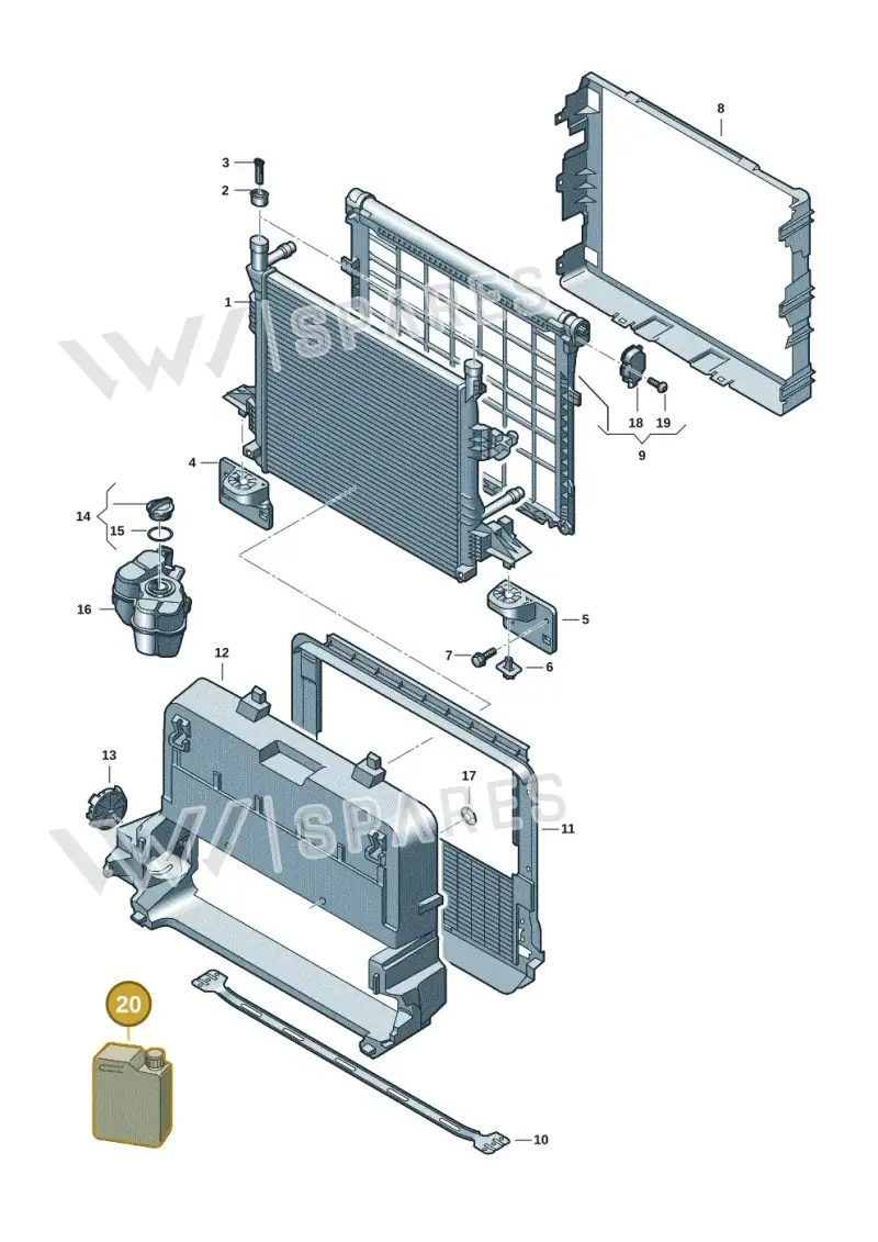 G12E050A9 — Volkswagen ID.7 Limousine Pro (2023-) diagram 10a122100, position 20