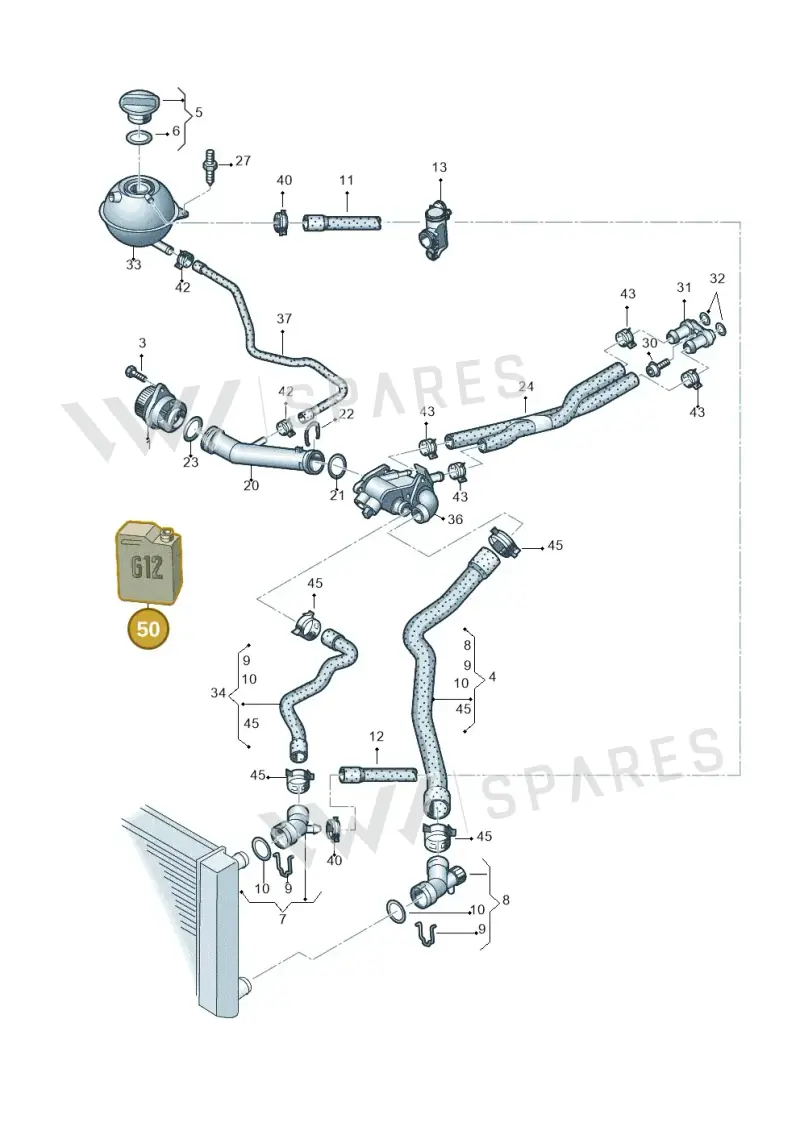 G12E050P2 — Skoda Roomster (2010-2015) diagram 481121300, position 50