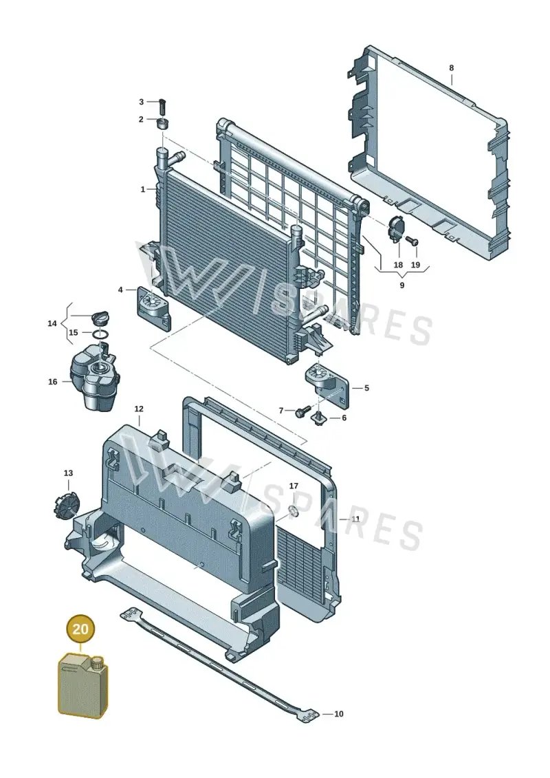 G12E100A8 — Volkswagen ID.7 Limousine Pro (2023-) diagram 10a122100, position 20