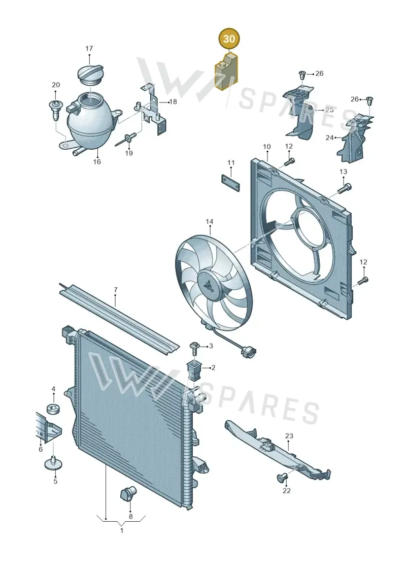 G12E100A9 — Volkswagen Amarok twin cab (2022-) diagram 683121900, position 30