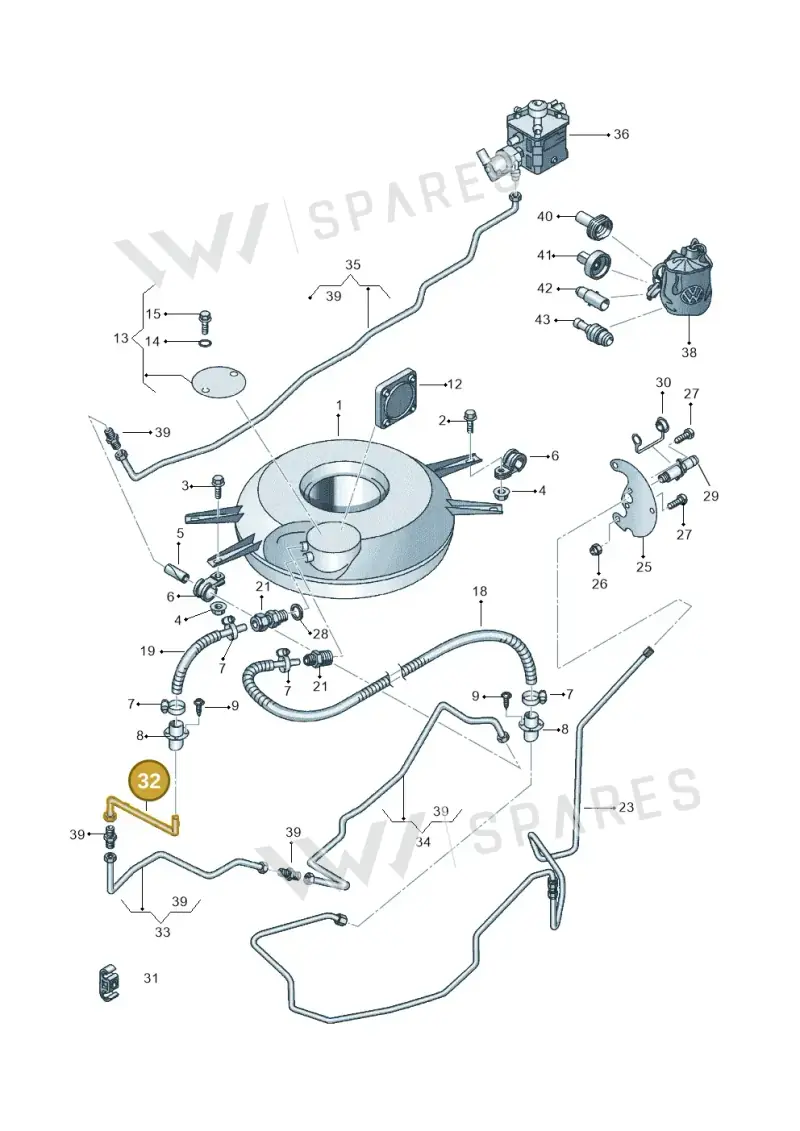 JNV201420C — SEAT Altea XL (2013-) diagram 703201090, position 32