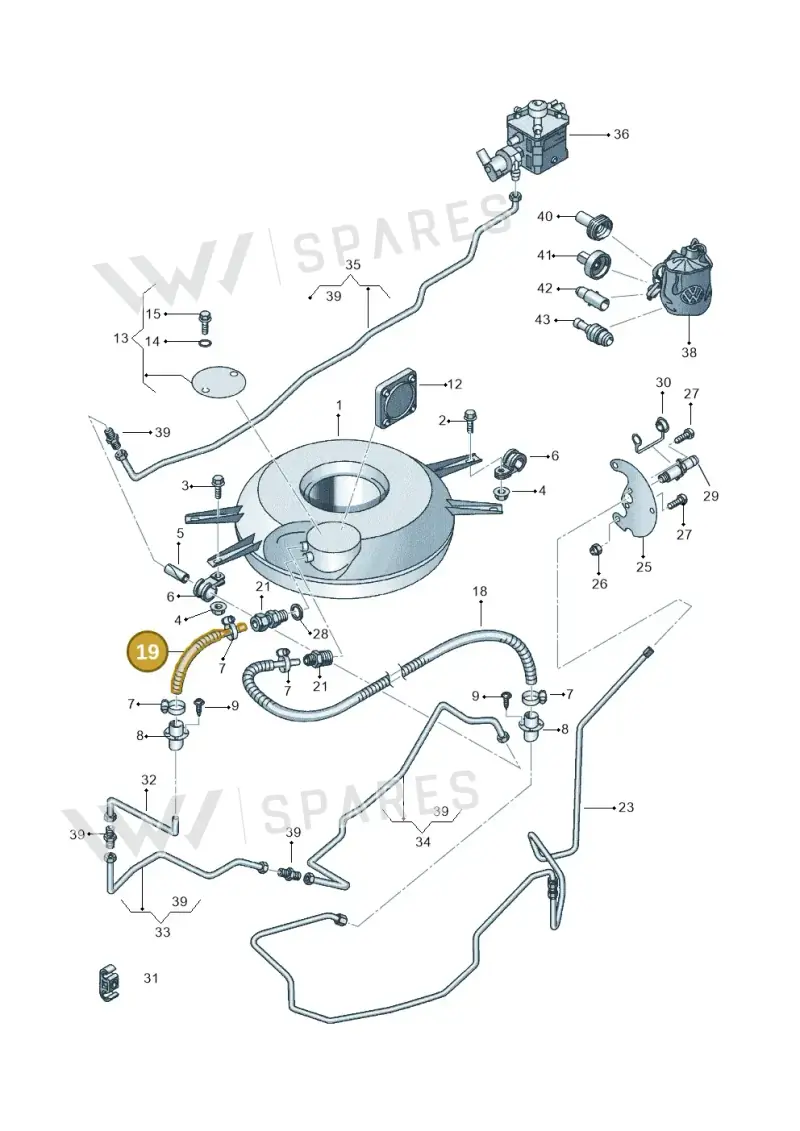 JNV201841 — SEAT Altea XL (2013-) diagram 703201090, position 19