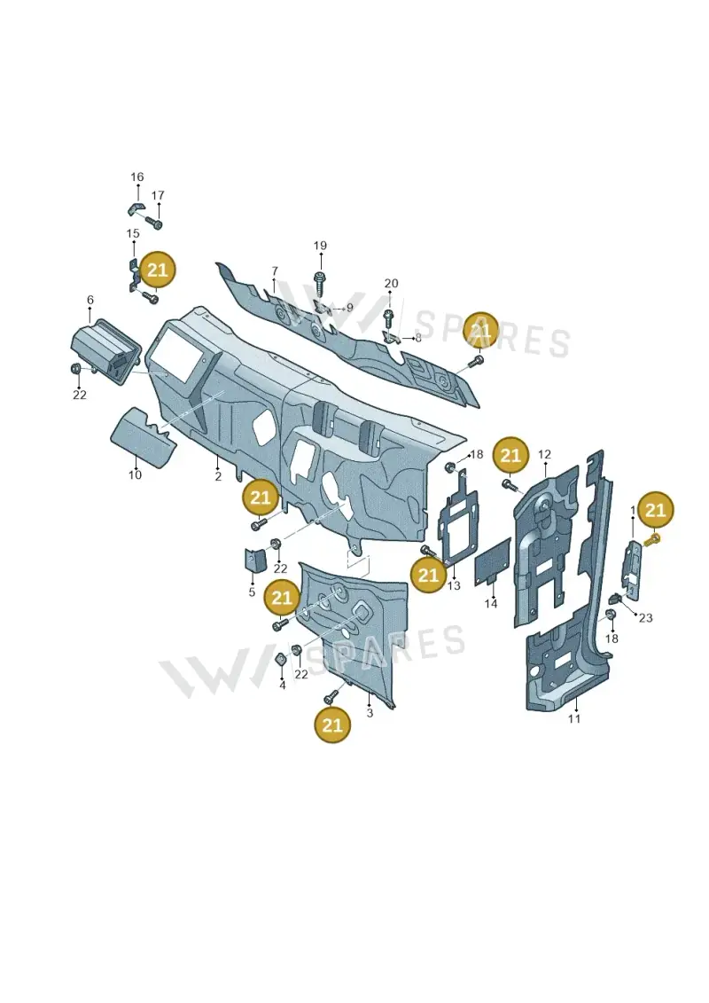 JNV411113 — Audi Q5 (2016-2025) diagram 896800055, position 21