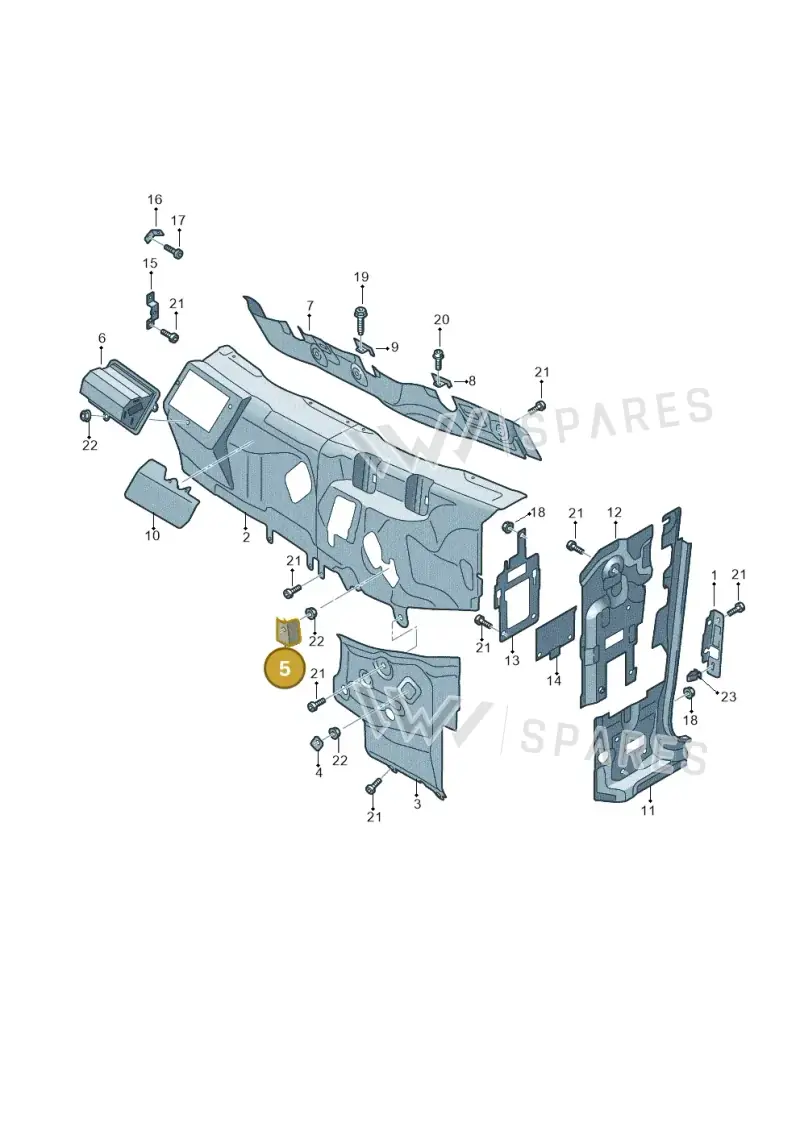 JNV805253 — Audi Q5 (2016-2025) diagram 896800055, position 5
