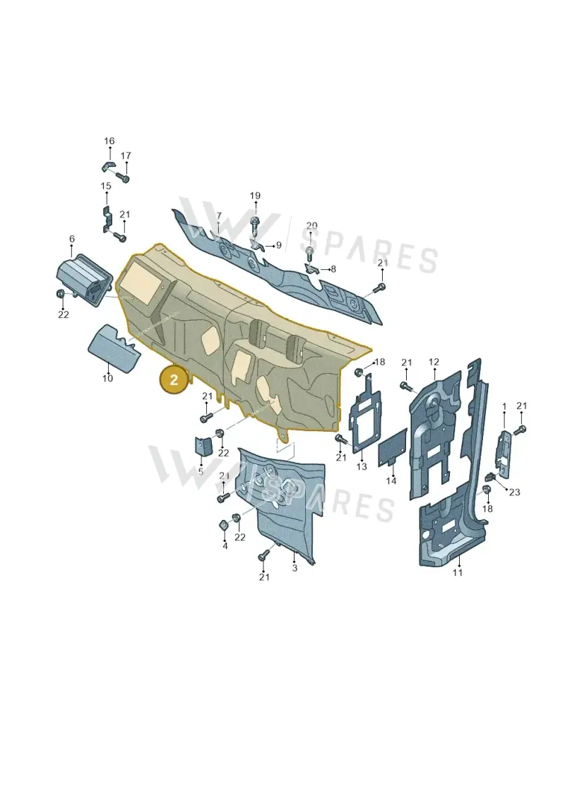 JNV805431 — Audi Q5 (2016-2025) diagram 896800055, position 2