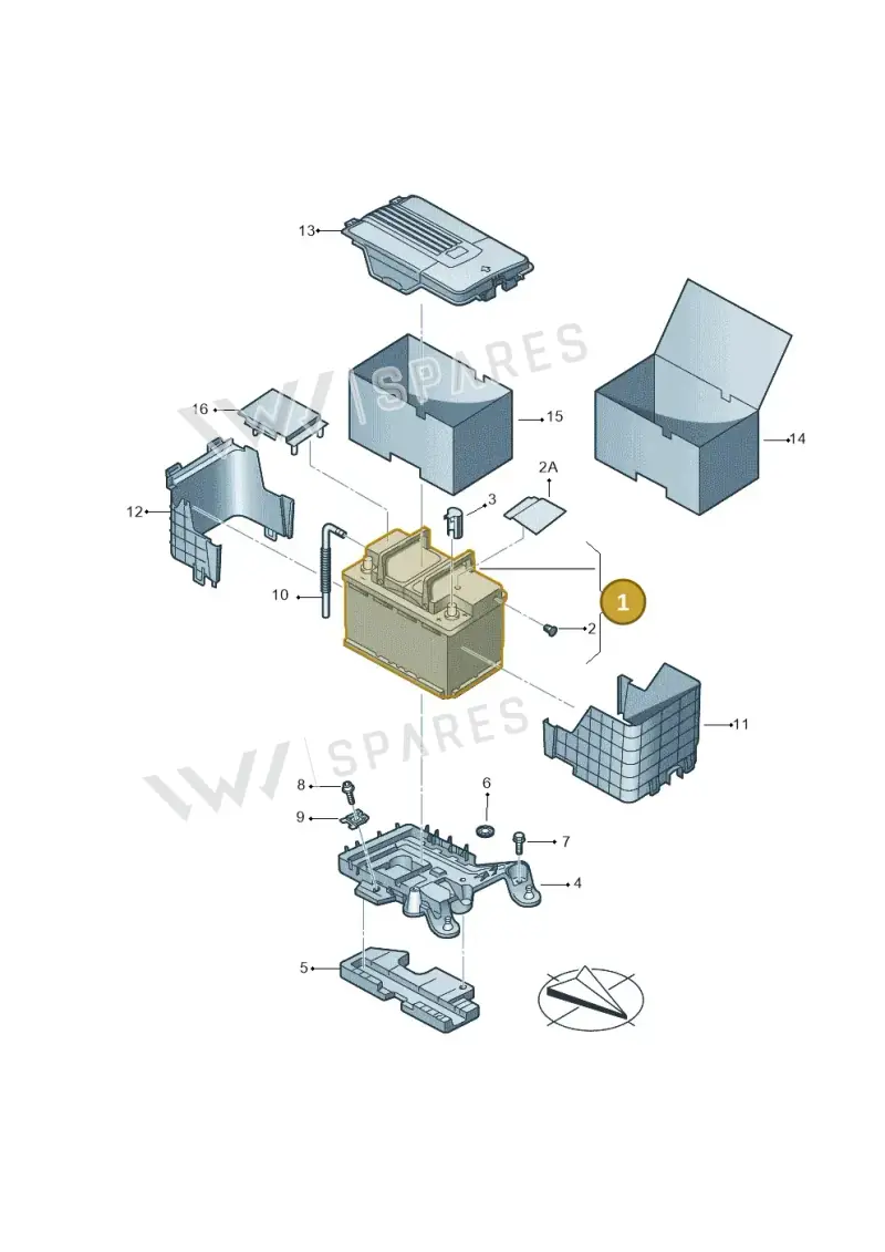 JZW915089B — Volkswagen Sharan Blue Motion (2010-2015) diagram 737915000, position 1