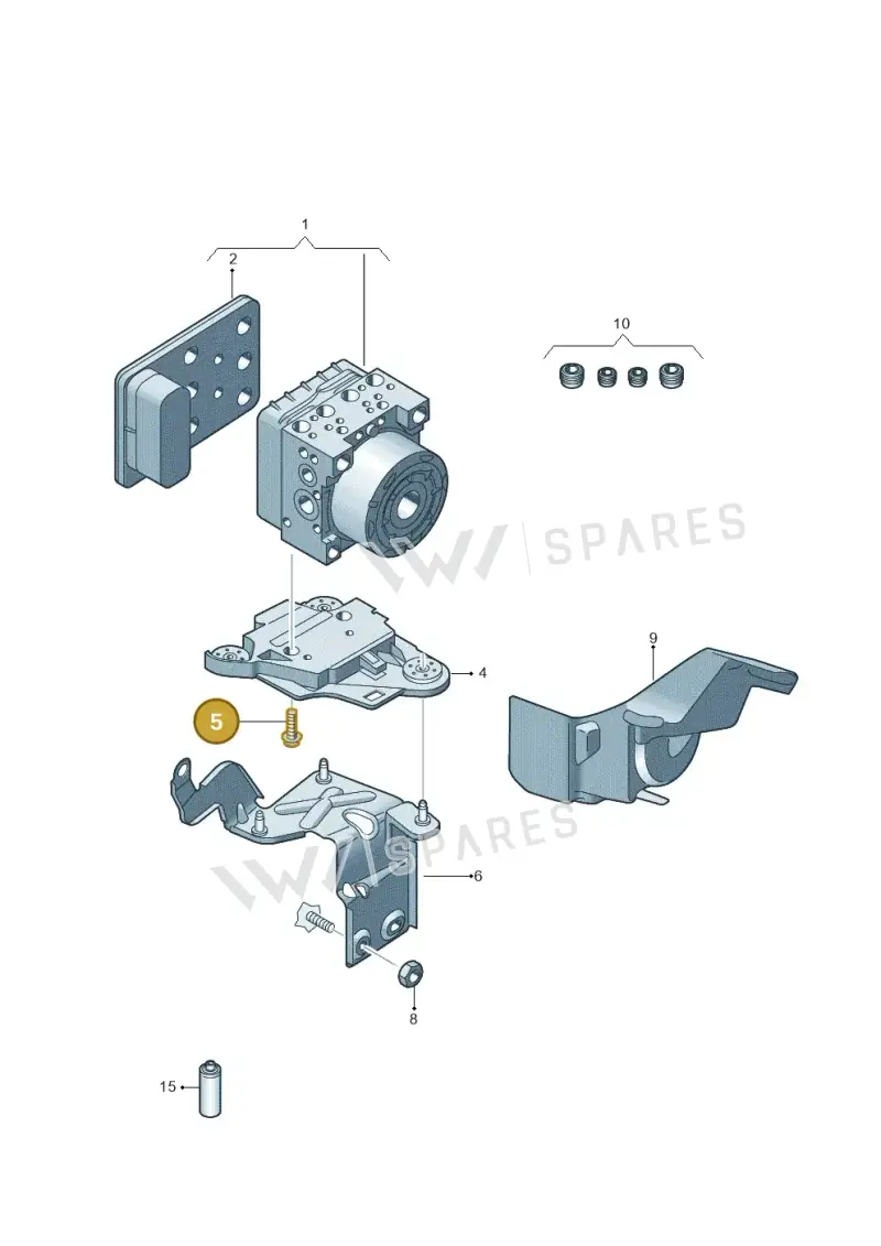 N01021232 — Volkswagen Passat saloon (2014-2024) diagram 746614000, position 5