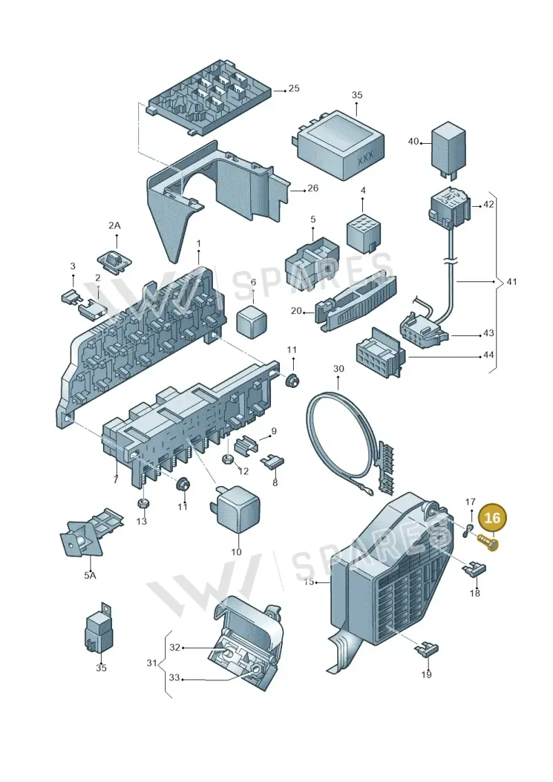 N0102139 — Volkswagen New Beetle             06> (2005-) diagram 194937000, position 16
