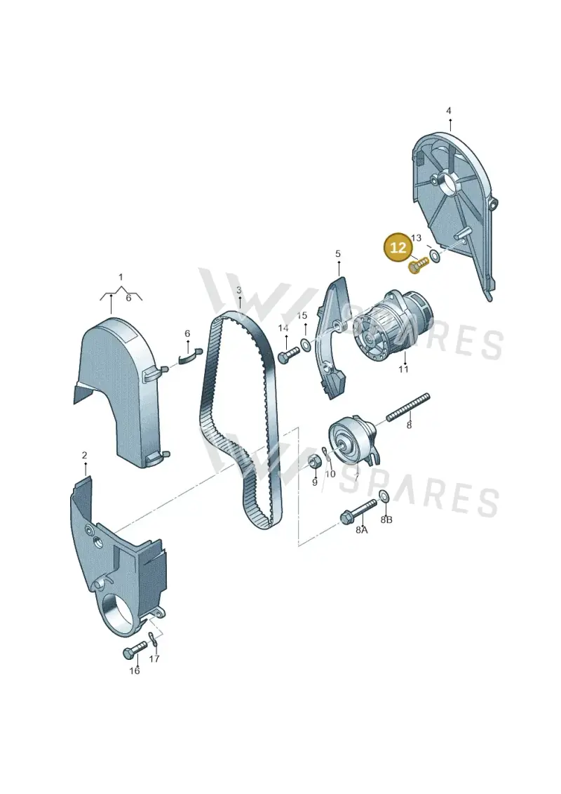 N01021710 — Volkswagen Kombi (2011-) diagram 158109500, position 12