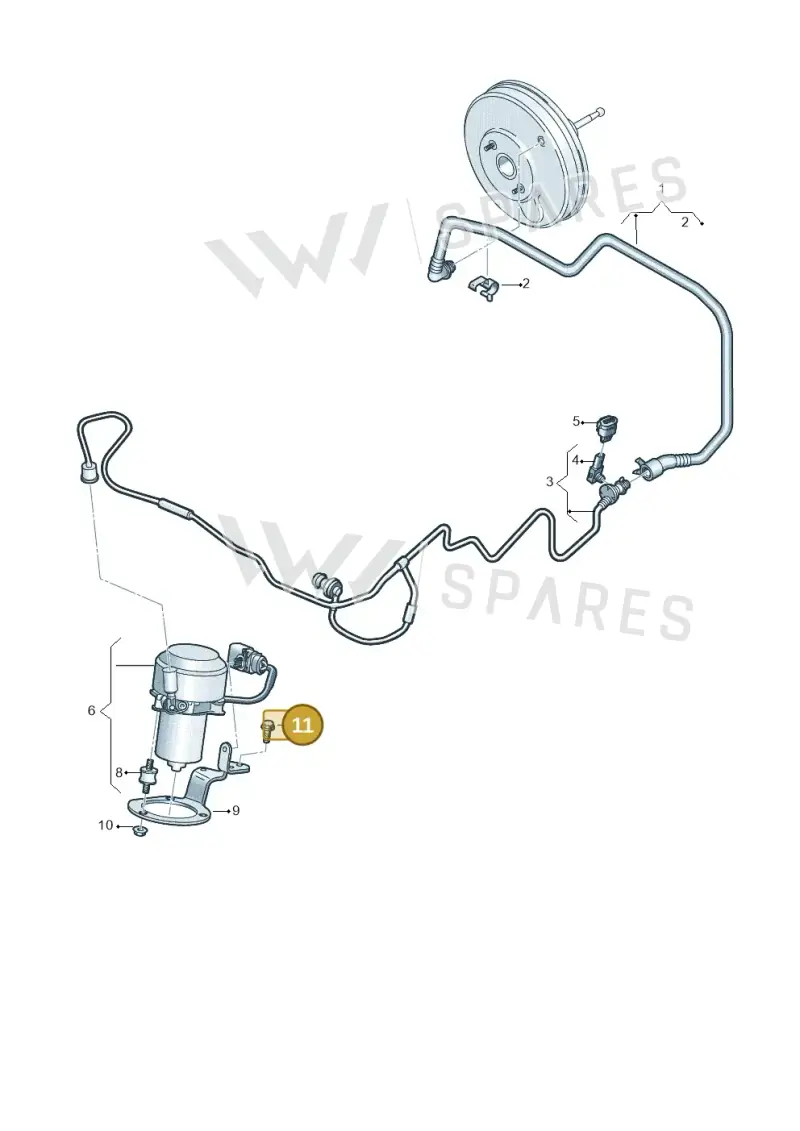 N01021725 — Volkswagen Caddy kombi (2015-2020) diagram 827611081, position 11
