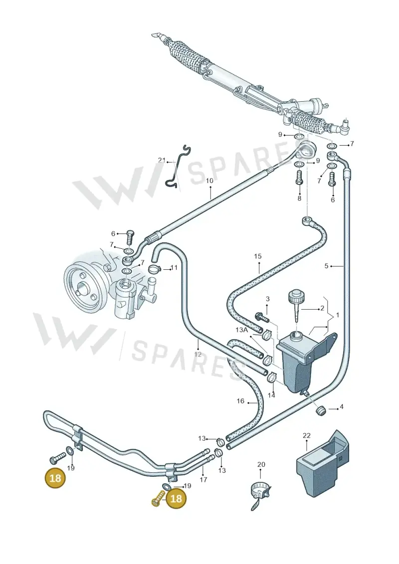 N0102186 — Volkswagen PASSAT                 00> (2000-) diagram 218422500, position 18