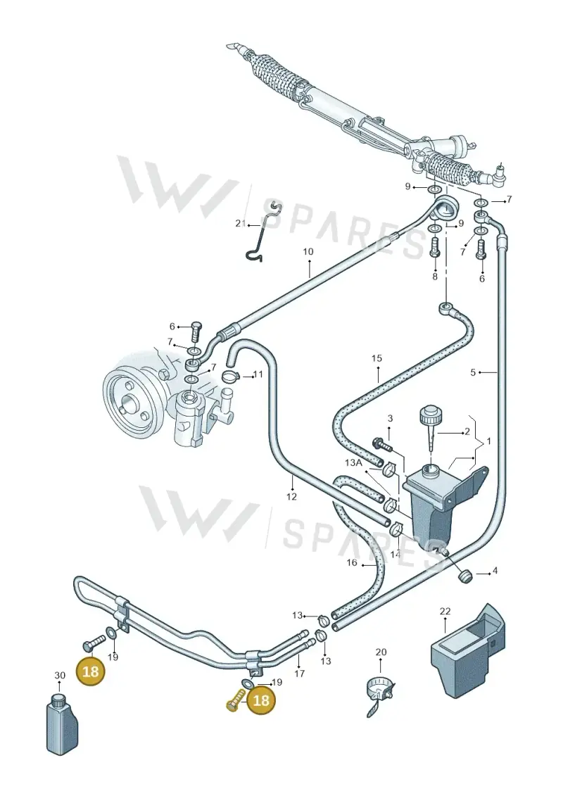 N0102186 — Volkswagen PASSAT/4MOTION/W8 (2002-2005) diagram 404422500, position 18