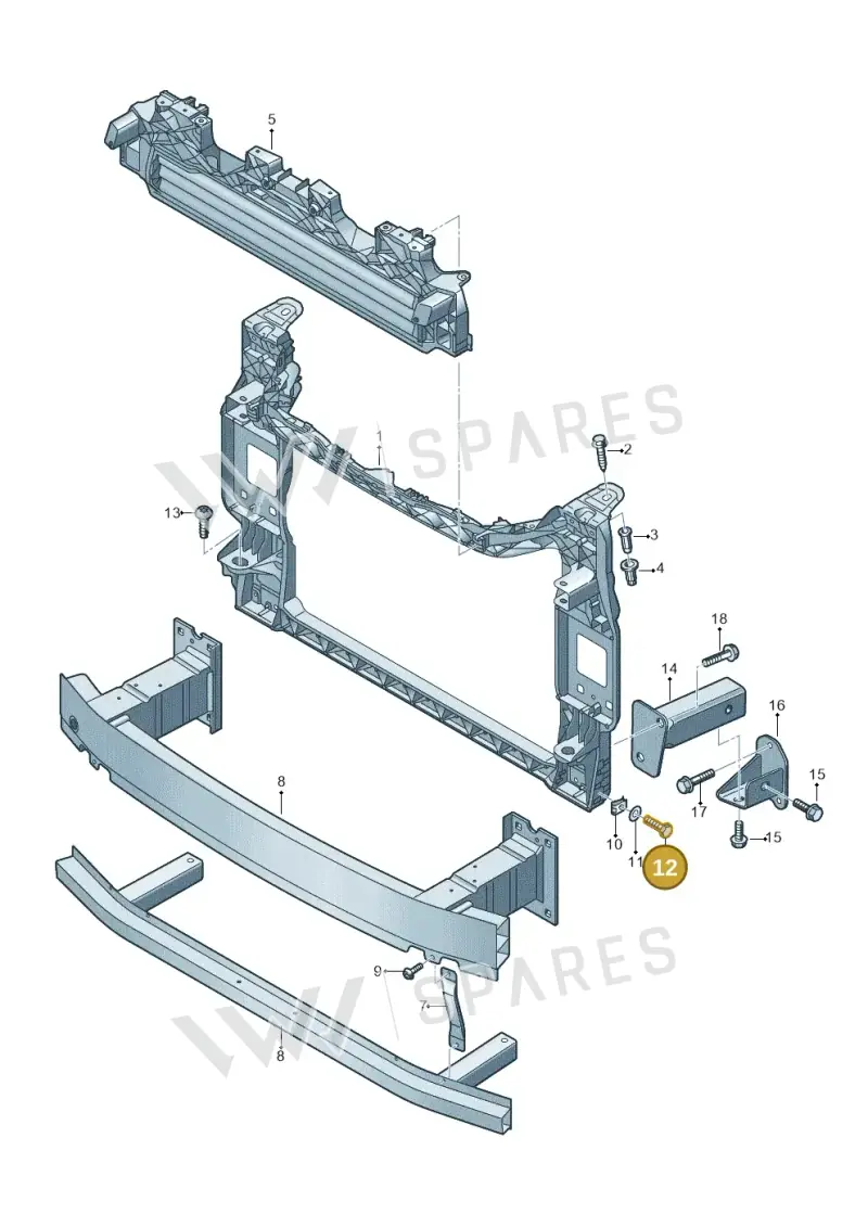 N0102186 — Audi Q8 e-tron (2018-2025) diagram 586805000, position 12