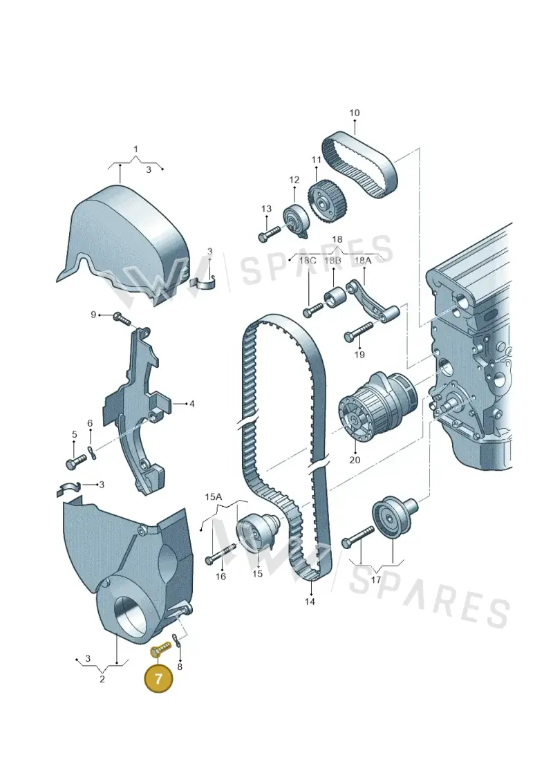 N01022013 — Volkswagen Polo (2012-2014) diagram 194109520, position 7