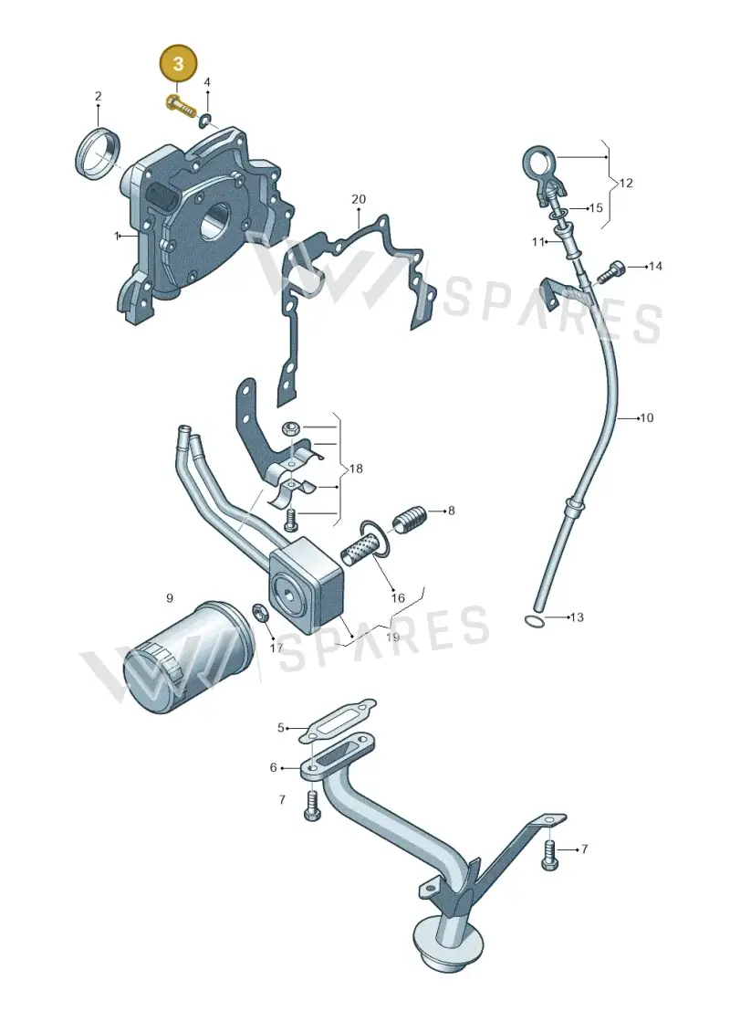 N0102228 — SEAT Ibiza (2012-) diagram 194115050, position 3