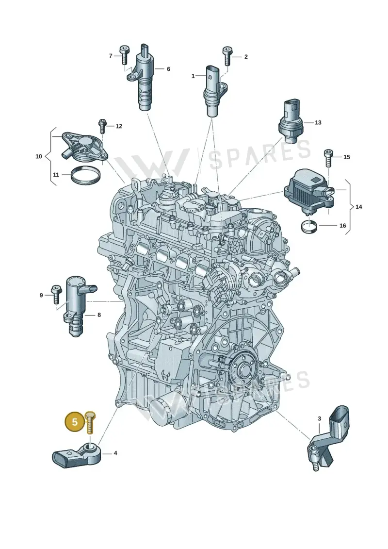 N01024426 — Volkswagen Passat estate (2023-) diagram 907601006, position 5