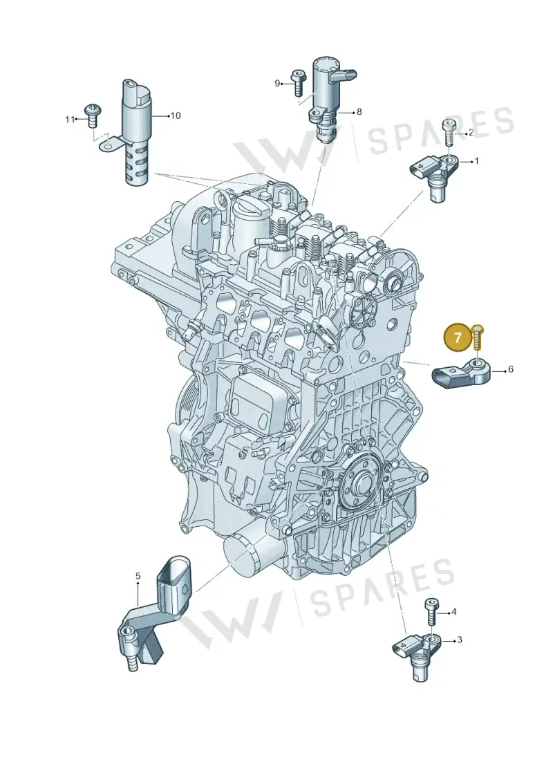 N01024426 — Volkswagen Taigo (2021-2024) diagram 907601010, position 7
