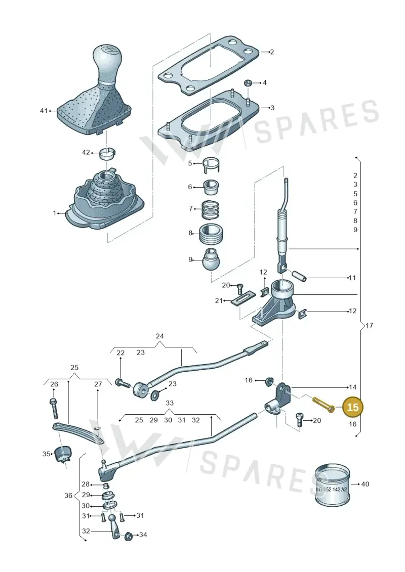N0102733 — Audi Q5 (2016-2025) diagram 849711400, position 15