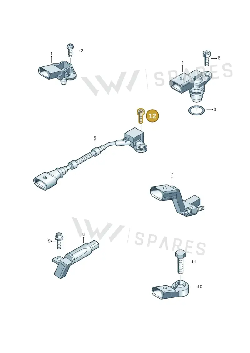 N0103328 — Volkswagen Beetle (2016-2019) diagram 672906000, position 12