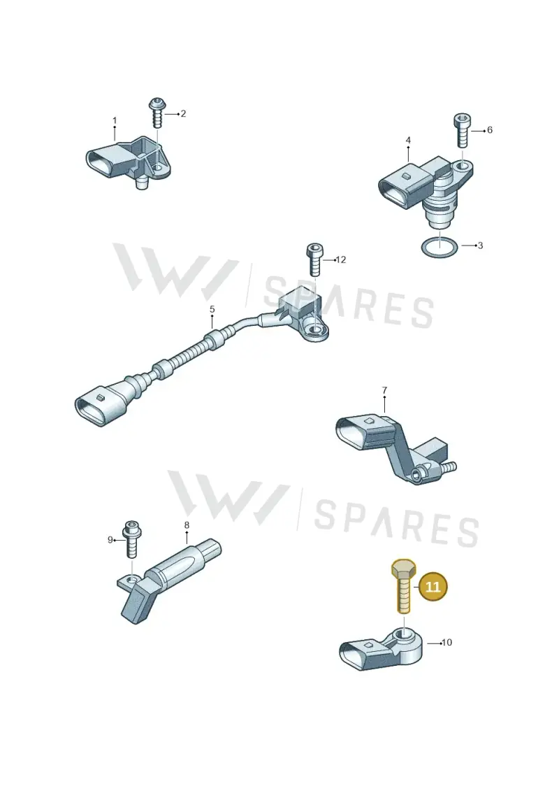 N01033520 — Volkswagen Transp. caravelle (2011-2015) diagram 672906000, position 11