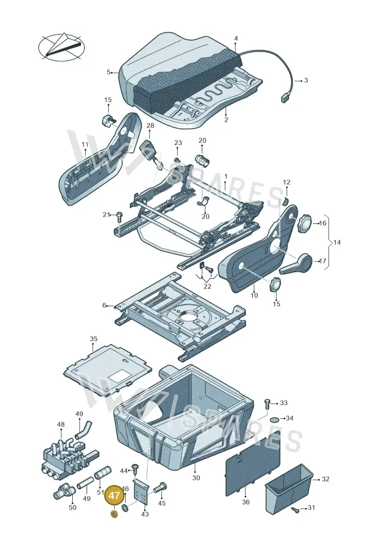 N01100412 — Volkswagen Crafter 35 panel (2011-2016) diagram 722881000, position 47