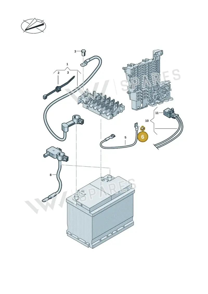 N01100632 — Volkswagen ID.3 Pro (2019-2024) diagram 10a971005, position 6