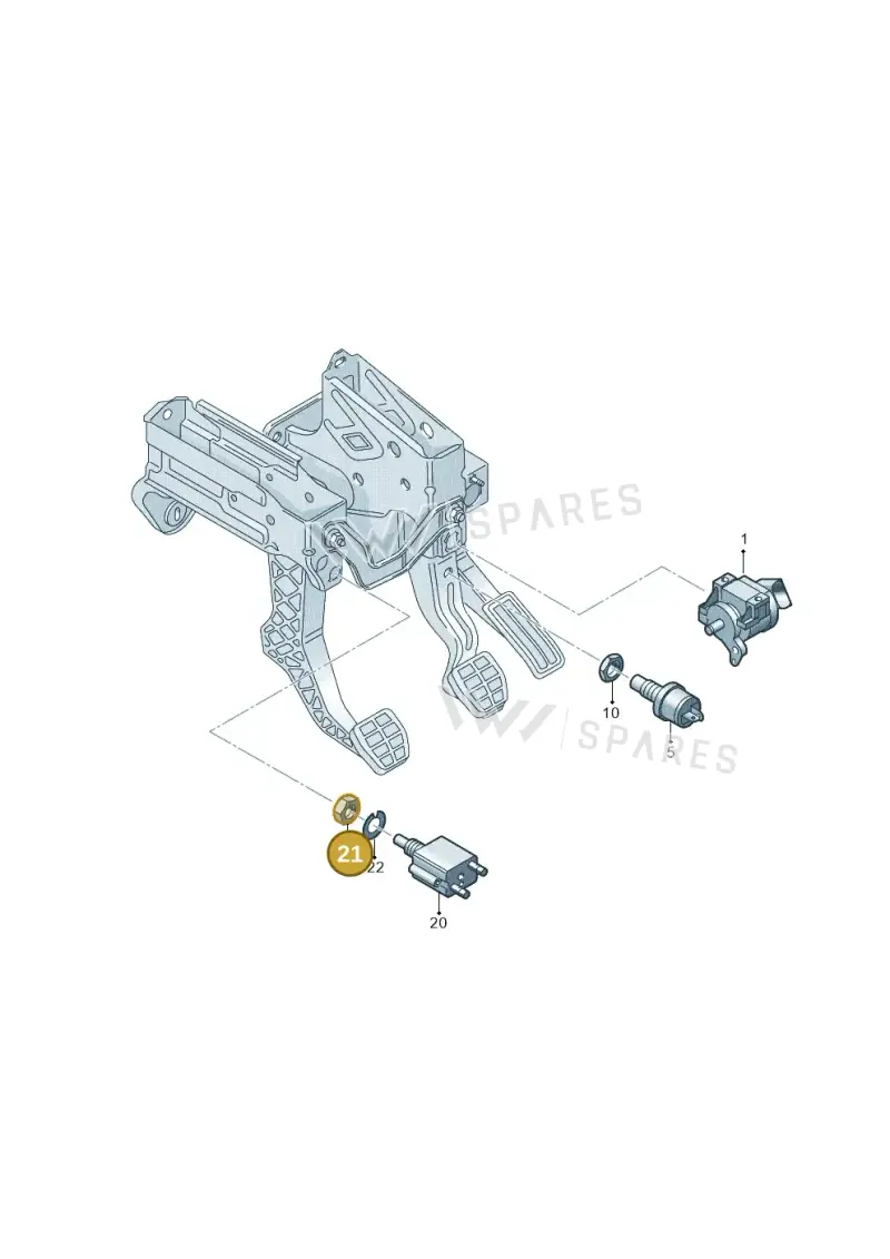N0110184 — Volkswagen LT, LT 4X4 (2003-2006) diagram 442945500, position 21