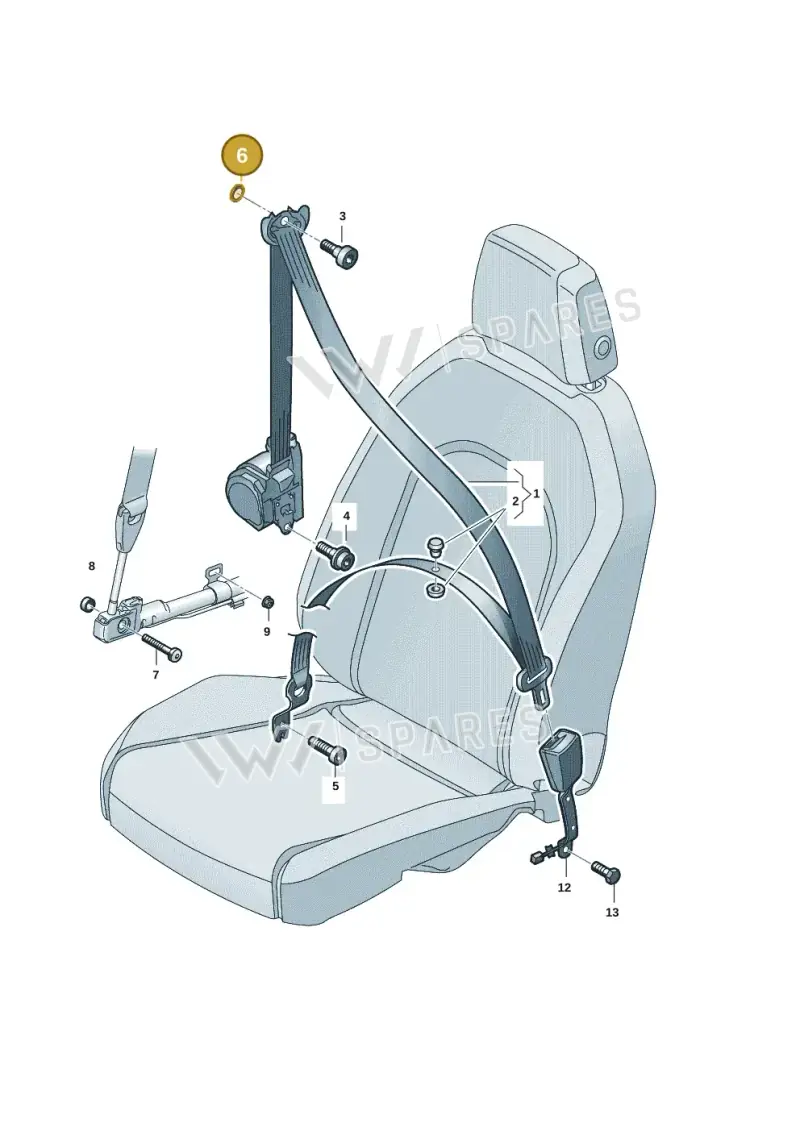 N0115465 — SEAT CUPRA Formentor (2020-) diagram 5fn857060, position 6