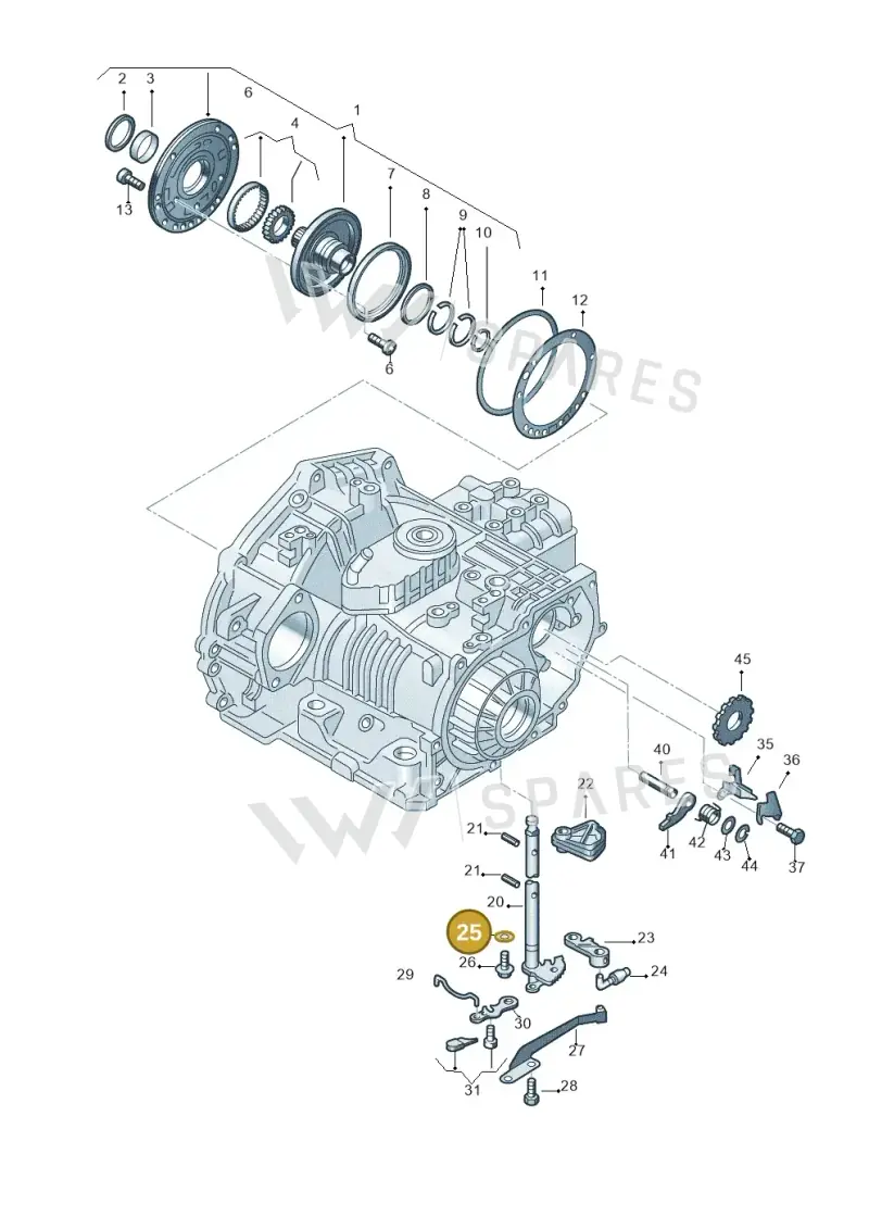N0115501 — Volkswagen New Beetle             06> (2005-) diagram 167321550, position 25