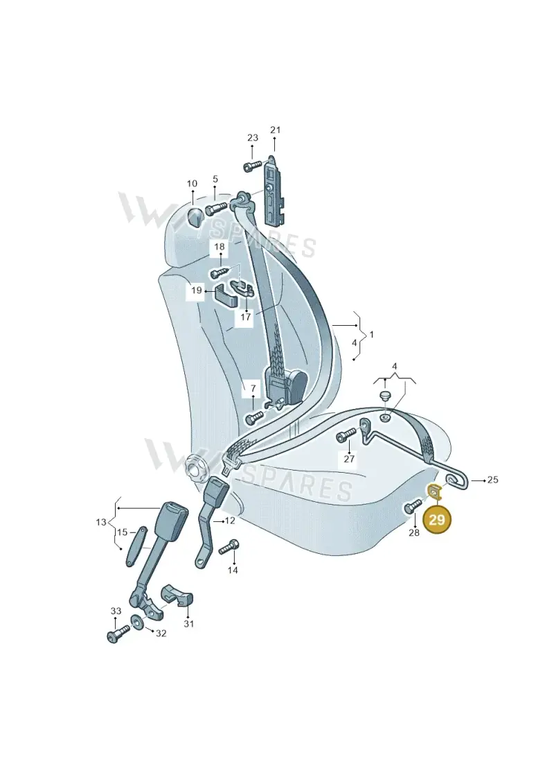 N0116552 — Volkswagen LUPO/3L TDI (2003-2005) diagram 231857600, position 29