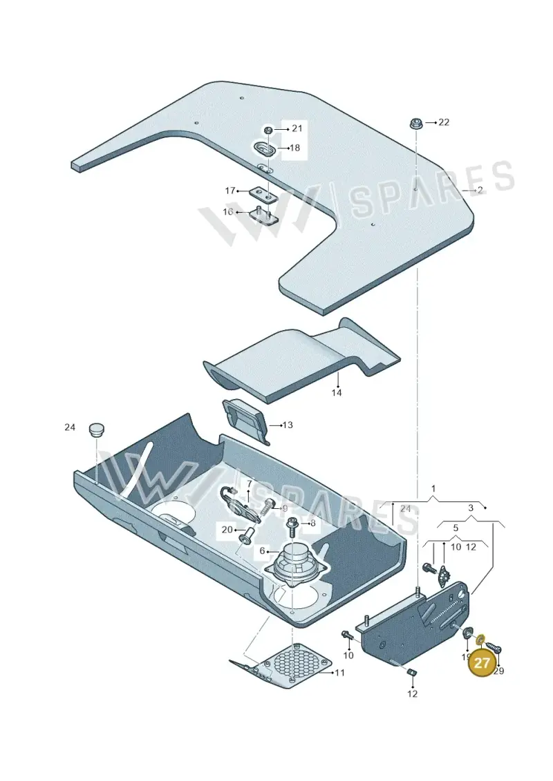 N0116735 — Volkswagen Caravelle (2019-2024) diagram 452068500, position 27