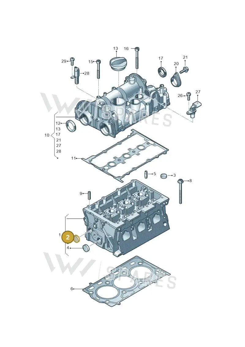 N01190111 — Volkswagen Taigo (2021-2024) diagram 837103400, position 2