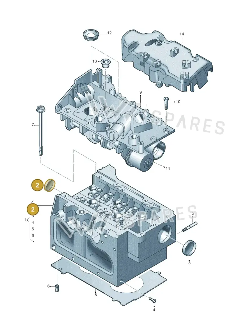 N0119086 — Volkswagen 6Z3 platform diagram 760103400, position 2