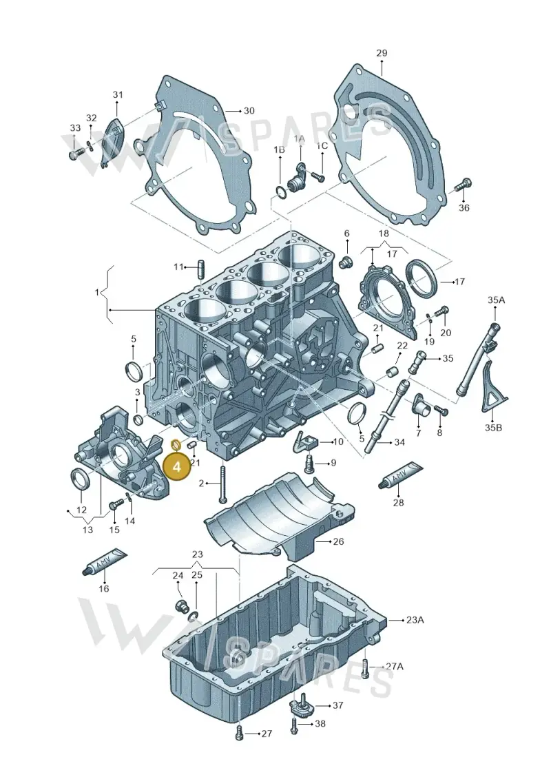 N0119093 — SEAT Altea XL (2013-) diagram 194103050, position 4