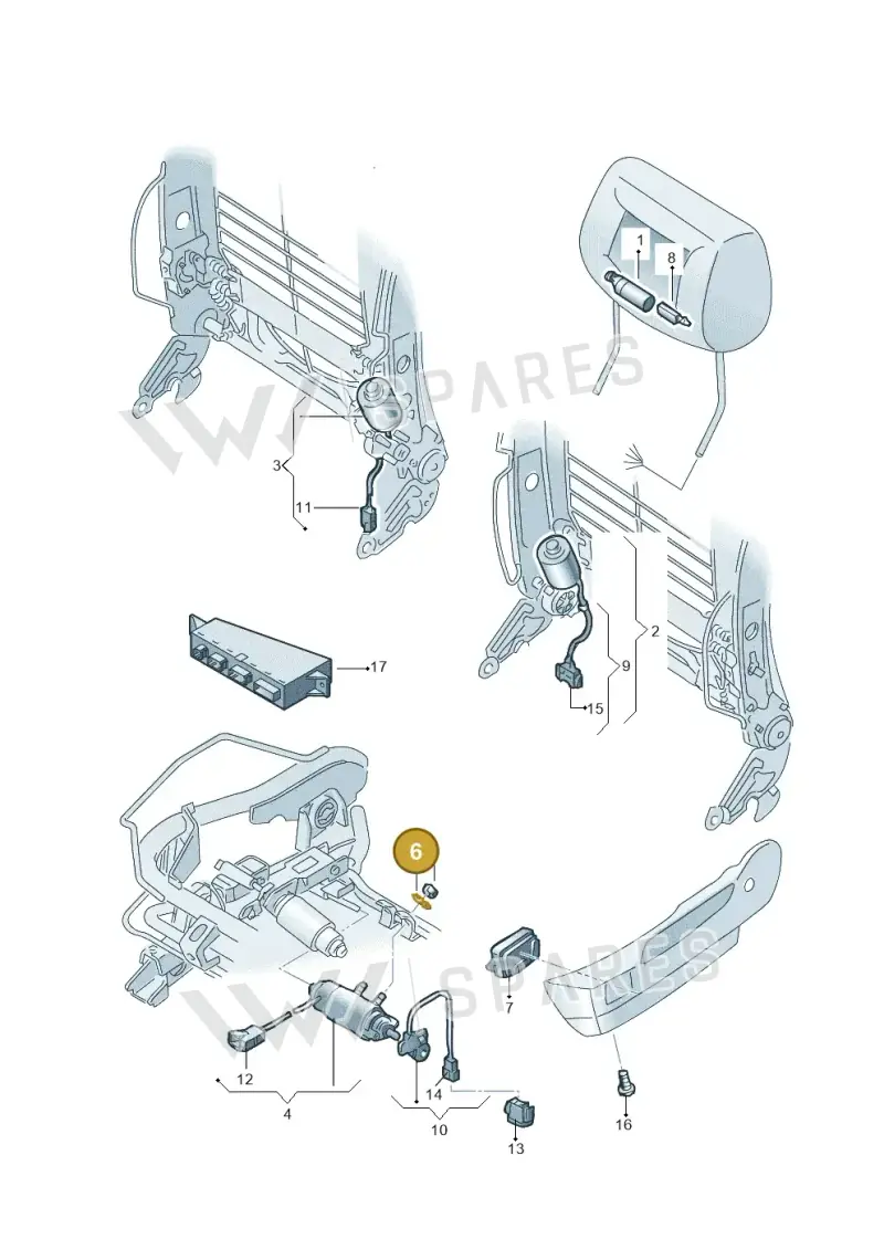 N0122253 — Audi A4/Avant (1999-2001) diagram 119959200, position 6