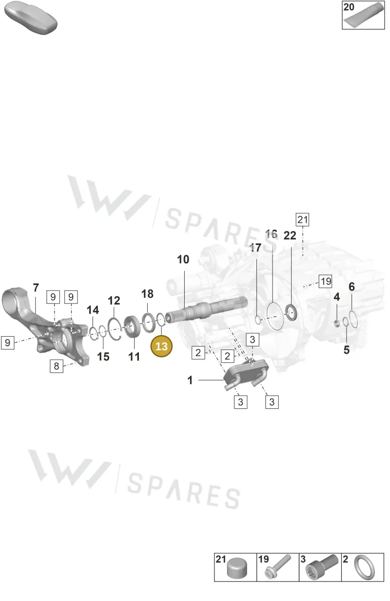 N0123801 — Porsche Taycan Sport Turismo (2019-2024) diagram p56355100, position 13