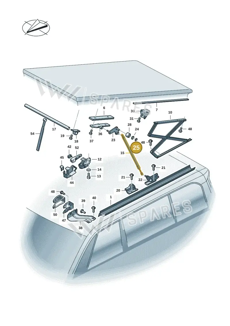N01243610 — Volkswagen Multivan (2021-) diagram 7t0875250, position 25