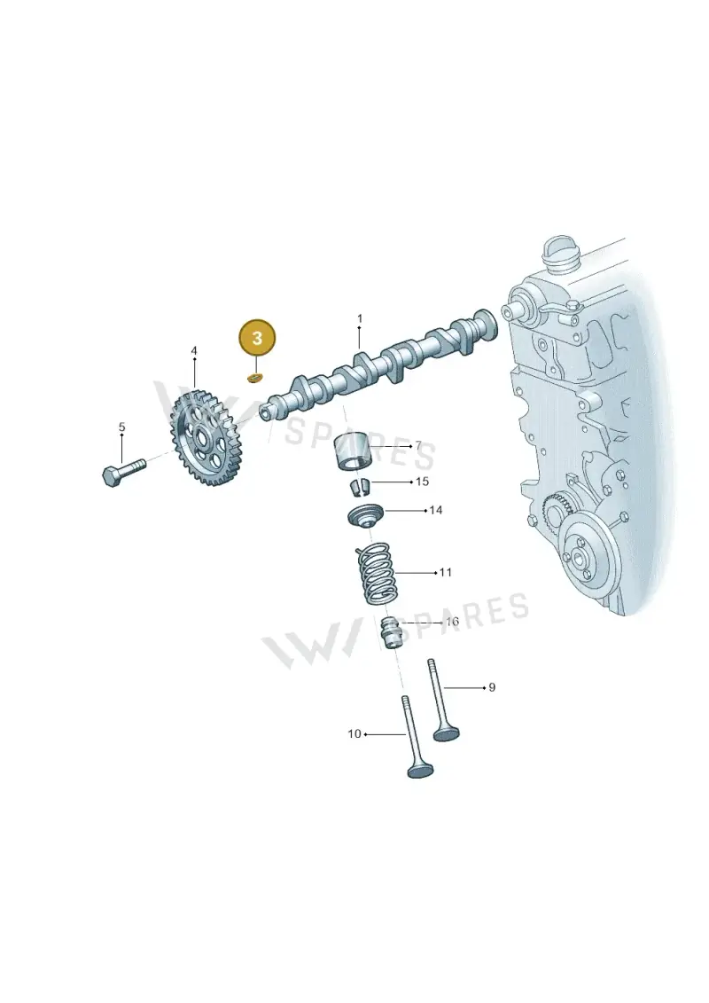N0127082 — Volkswagen Jetta 2.0 (2015-2015) diagram 880109300, position 3