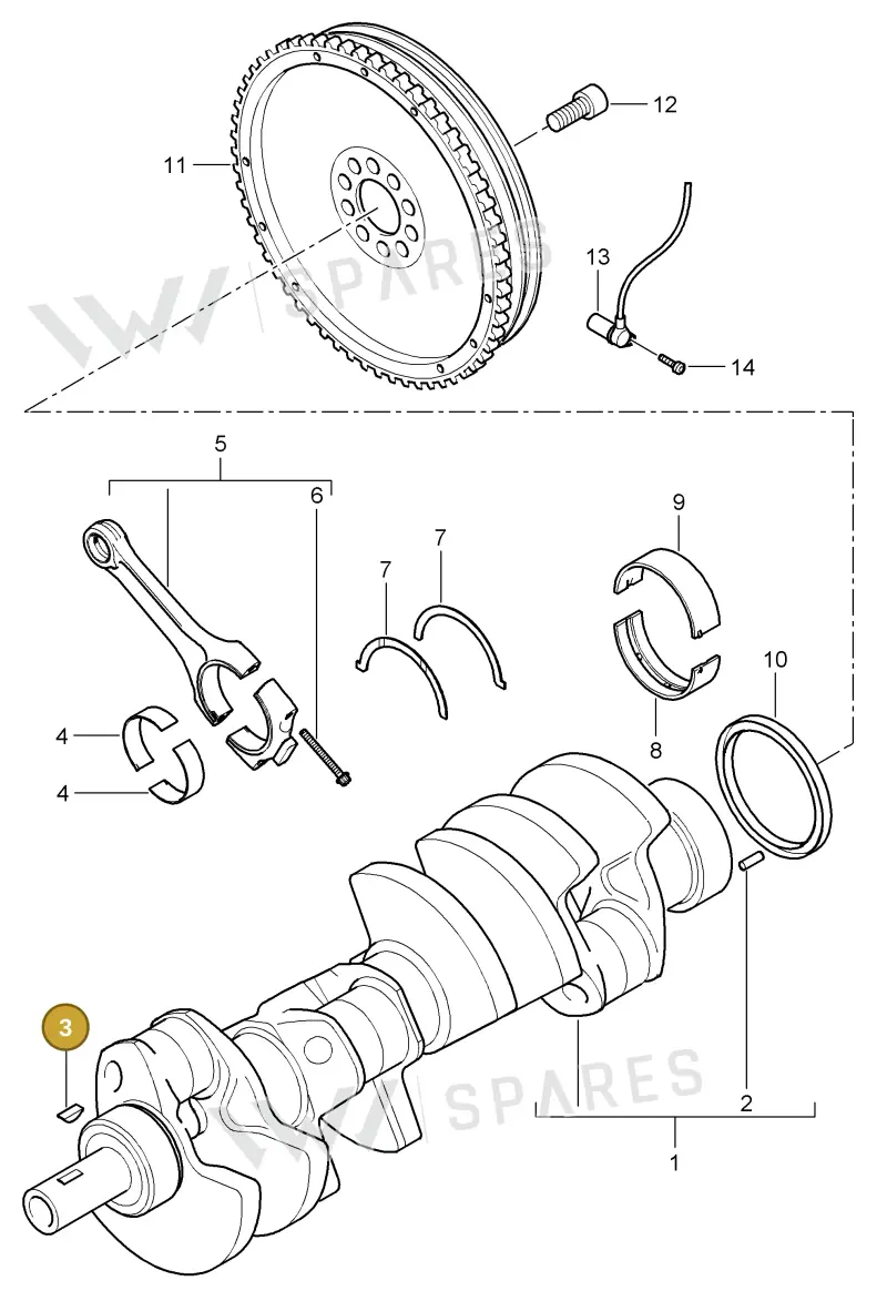 N0127131 — Porsche Cayenne (2007-2010) diagram p31102000, position 3