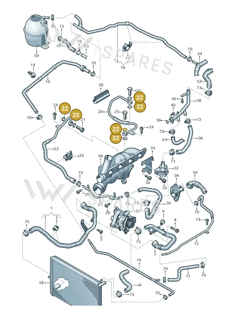 N0138149 — Volkswagen Amarok twin cab (2016-2022) diagram 683121300, position 22