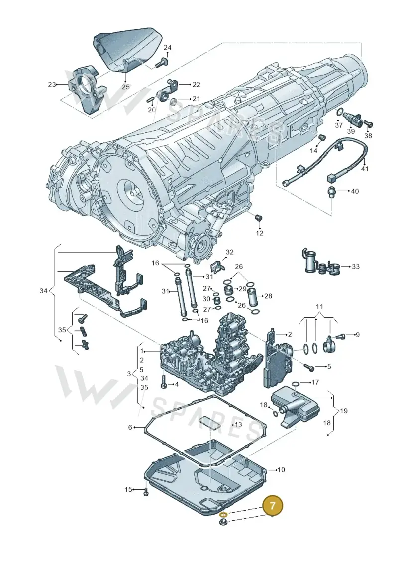 N0138275 — Audi A7 Sportback (2014-2018) diagram 647325800, position 7