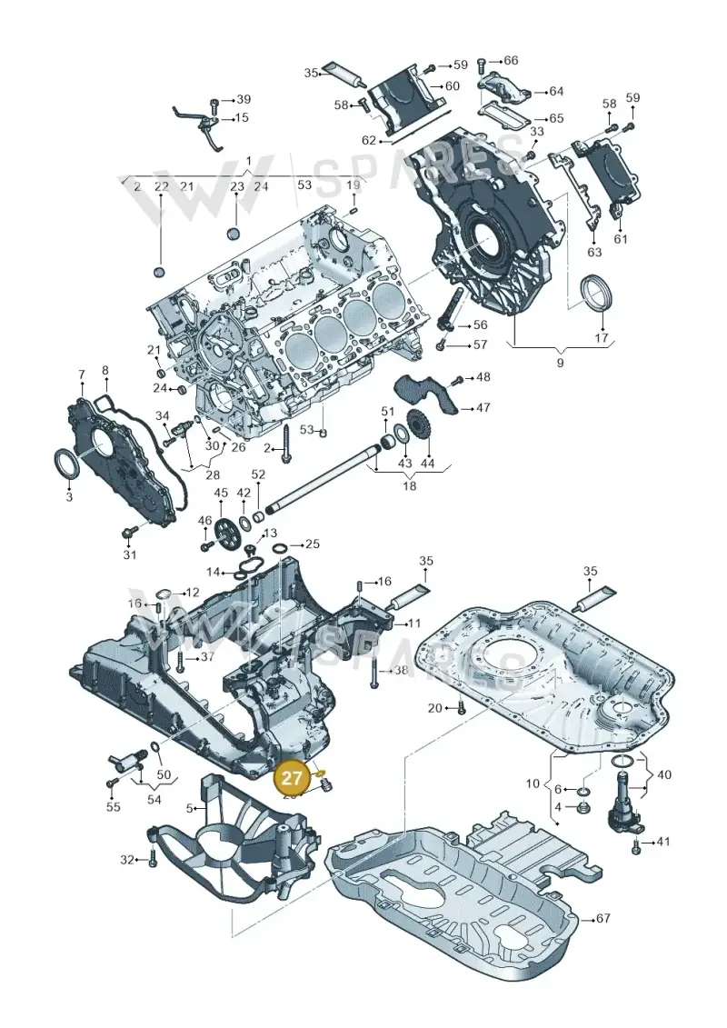 N0138326 — Volkswagen Touareg (2017-2023) diagram 859103500, position 27